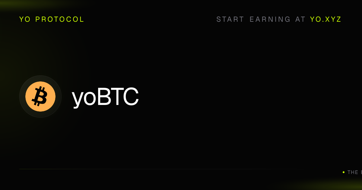 yoBTC Vault | YO Protocol